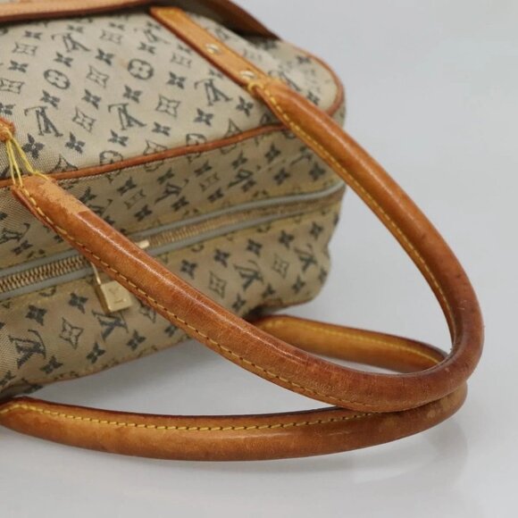 LOUIS VUITTON Monogram Mini Marie Hand Bag Blue M92003 LV Auth 119079 - Picture 8 of 16